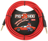 Pig Hog "Candy Apple Red" 20 foot cable