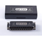 Custom Harmonica by Dennis Fischette. Kongsheng Ting Harp (Stock Comb). Includes Free USA Shipping