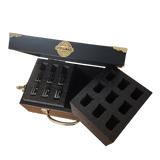 Wooden Harmonica Case C18 Holds 18 Ten Hole Diatonic Harmonicas. Includes Free USA Shipping