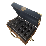 Wooden Harmonica Case C18 Holds 18 Ten Hole Diatonic Harmonicas. Includes Free USA Shipping