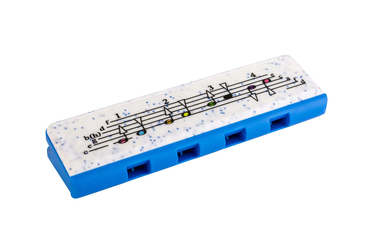 Harmonica Hohner Speedy 8 Voies Enfant - Bleu - Octave Complète - Parfait Pour Débutants
