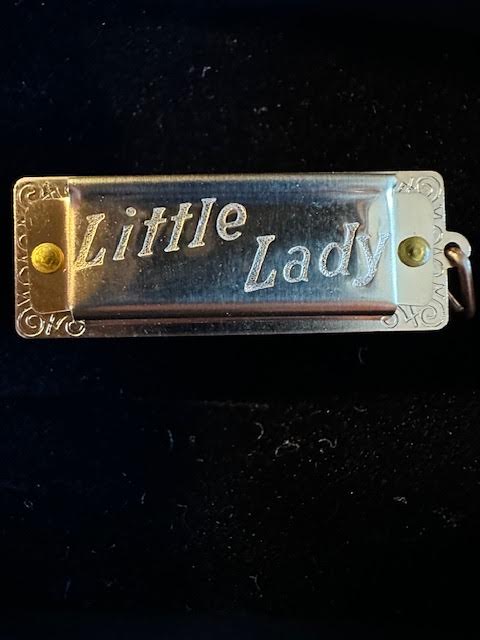 Hohner Little Lady Key of C Gold Plated Mini Harmonica. Includes Free USA  Shipping.