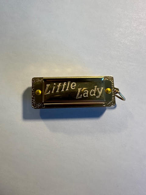 Hohner Little Lady Key of C Gold Plated Mini Harmonica.  Includes Free USA Shipping.