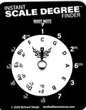 Richard Sleigh Instant Harp / Position Finder & Instant Scale Degree Finder Circle Wheel Cards. Includes Free USA Shipping.