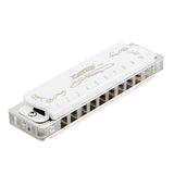 EastTop 10 Hole Professional Blues Harmonica with Riveted Reeds T008L