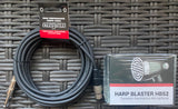 Hohner Harp Blaster HB52 Harmonica Microphone with Strukture 1/4" M to XLR F 20' Cable SMCHZ20 Includes USA Shipping