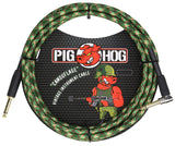 Pig Hog "Camouflage" Instrument Cable, 10FT PCH10CF