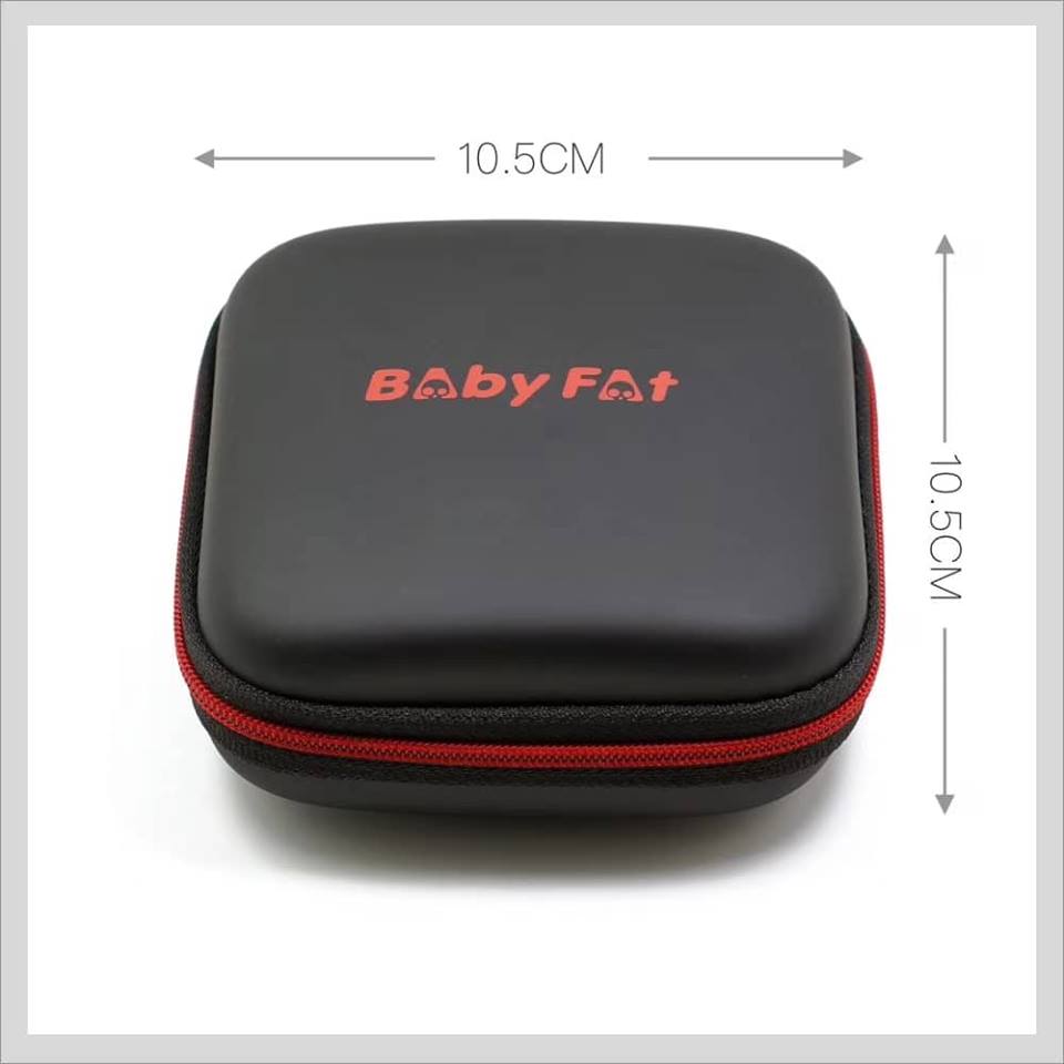 Kongsheng Zip Up Baby Fat Case, Holds 3 or 6 Baby Fat Harmonicas