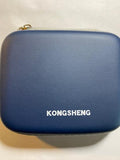 Kongsheng Zip Up Case for 3 Ten Hole Diatonic Harmonicas includes Free USA Shipping