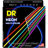 DR Neon Luminescent Coated Acoustic Guitar Strings