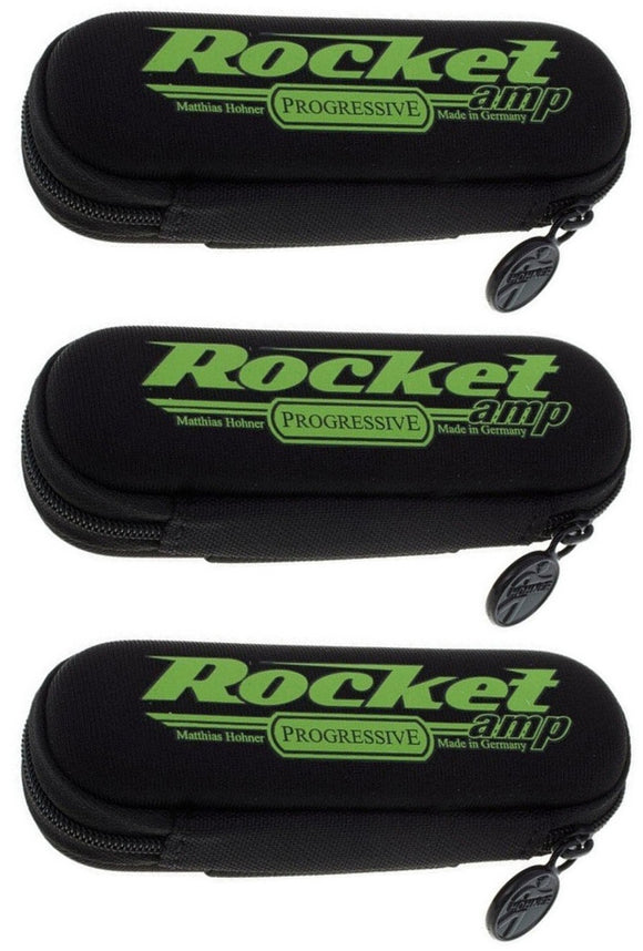 Hohner Spare Rocket Amp Zip-Up Pouches 3 Pack Free USA Shipping