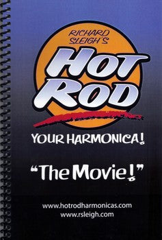 Hot Rod Your Harmonica  by Richard Sleigh 2 DVDs + Book Free USA Shipping