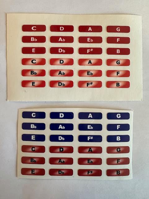 Andrew Zajac Stout Colored Key Labels Free USA Shipping