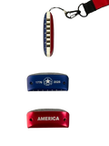 Bushman America 250th Birthday Harmonica Key of C ETA 5-25-26. Includes Free USA Shipping