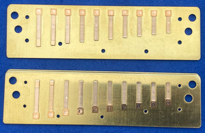 SALE DaBell Contender 1103 Reed Plates Keys G, Bb, C, D, Eb, E, F, Low D, Low E. Includes Free USA Shipping.