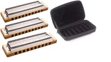 Hohner 1896 Marine Band 3 Piece Set with Hohner C7 Case YOU PICK THE KEYS free USA shipping