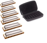Hohner 1896 Marine Band 6 Piece Set with Hohner C7 Case YOU PICK THE KEYS free USA Shipping