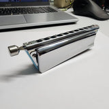 *Deal Of The Day* Bushman Blues Game Changer 10 Hole Diatonic Harmonica with Slide (Standard Tuning) Keys G, Bb, or C. Includes Free USA Shipping