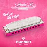 Hohner Special 20 "PINK" Key of C M568016. Includes Free USA Shipping
