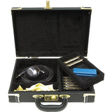 Musician's Gear Hard Shell Harmonica Case Black. Includes Free USA Shipping.