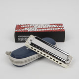 Kongsheng Amazing 20 High Quality 10 Hole Diatonic Harmonica With Blue Pouch. Includes Free USA Shipping.