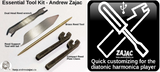 Andrew Zajac Bundle: Essential Tool Kit and Quick Customizing for Diatonic Harmonica Videos on USB. Includes Free USA Shipping