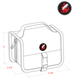 Joey Knows Pouches C10 Harmonica Wallet Harmonica Case (Holds up to 10 Diatonics) Includes Free USA Shipping
