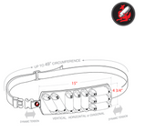 Joey Knows Pouches C100 Hippy Harmonica Belt (Holds up to 10 Diatonic Harmonicas). Includes Free USA Shipping