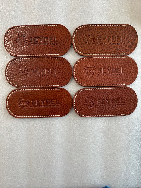 Seydel Brown Leather Pouch 904109 (6 Pack). Includes Free USA Shipping