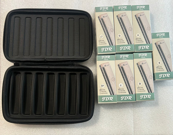 JDR North 7 Piece Pack with Generic 7 Piece Case Keys Low F, G, A, Bb, C, D, & E. Includes Free USA Shipping