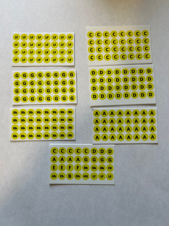 Bushman Key Labels 1/4