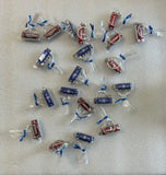Bushman America 250th Birthday Mini Harmonica Key Chain (20 Pack). Includes Free USA Shipping