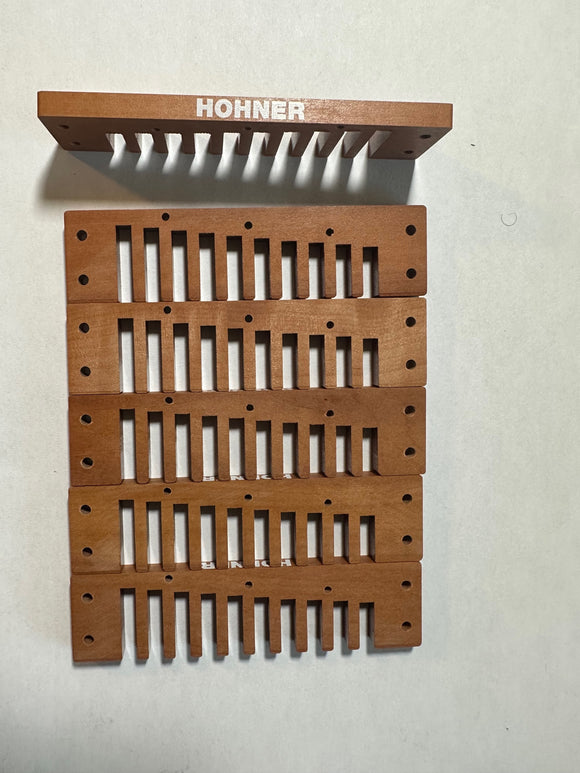 Hohner Marine Band Deluxe Short Slot(Db-F) Stock Comb(6 Pack). Includes Free USA Shipping