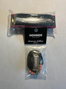 Hohner Special 20 Pink AND 38n Mini "Pink" Harmonica Necklace Bundle. Includes Free USA Shipping.