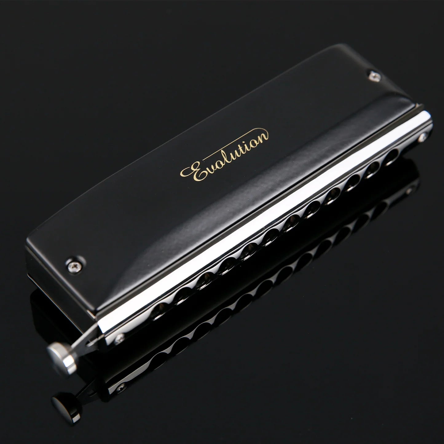 JDR Evolution Chromatic Harmonica Key of C. EVO648S Includes USA