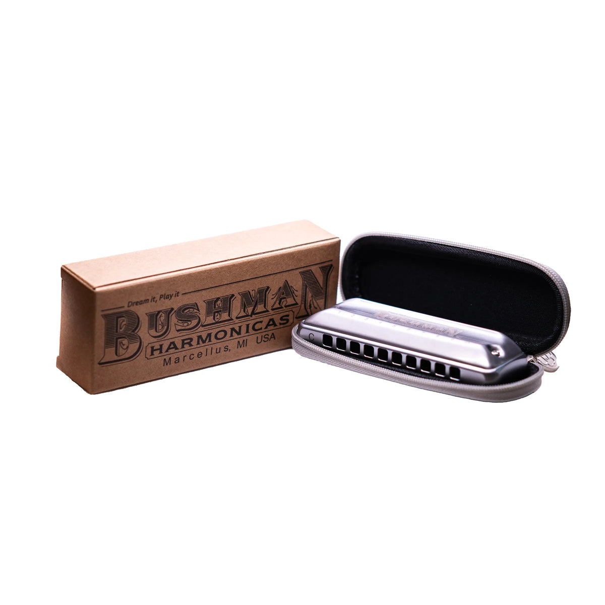Bushman John Lee Steelie Harmonica Includes USA Shipping – RockinRonsMusic