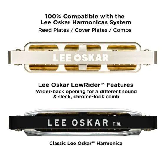 Lee Oskar LowRider Harmonica Key of C. Includes Free USA Shipping ...