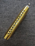 *On Sale* Kongsheng Lyra Gold High Quality 12 Hole Chromatic Harmonica Key of C. Incldues Free USA Shipping