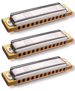 *Black Friday Special* Hohner Marine Band 364 12 hole harmonica.  3 Piece bundle C, D, G free USA shipping