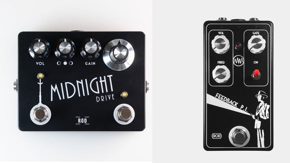 Harp ROD Effects Harmonica Pedal Midnight Drive and Feedback P.I. Pedal Bundle. Includes Free USA Shipping