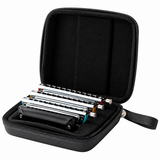 Bushman Quartet 4-slot Harmonica Case.ETA 11/5 Includes USA Shipping