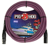 20 Foot Riviera Purple Pig Hog Microphone Cable