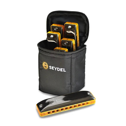 *Deal Of The Day* Seydel Session Steel Summer Edition 2025 (Set of 6) Blues Harmonica Set. Includes Free USA Shipping