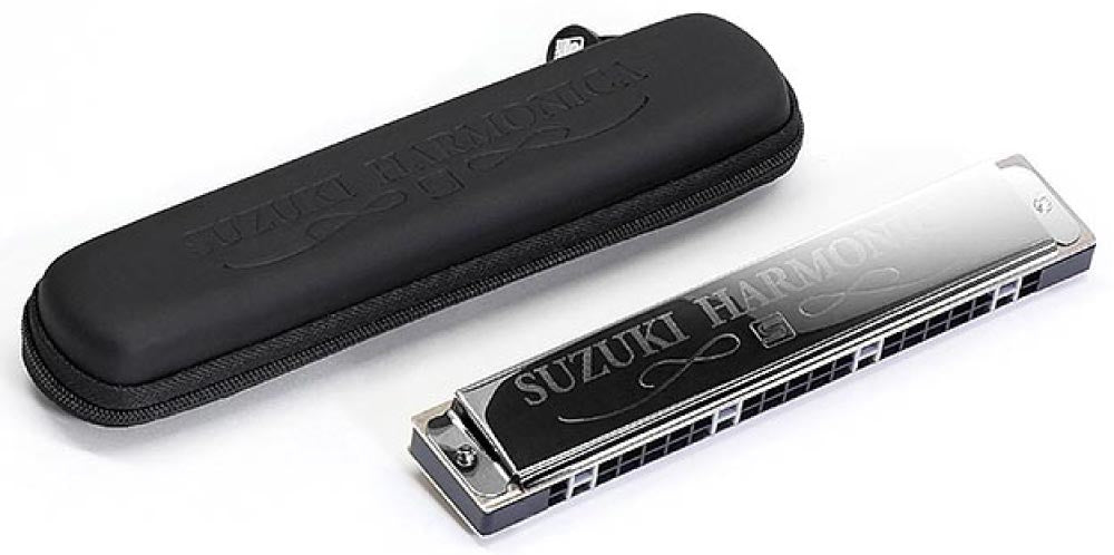 Suzuki SU-21SP-N 21-hole Tremolo Special Harmonica. Includes Free