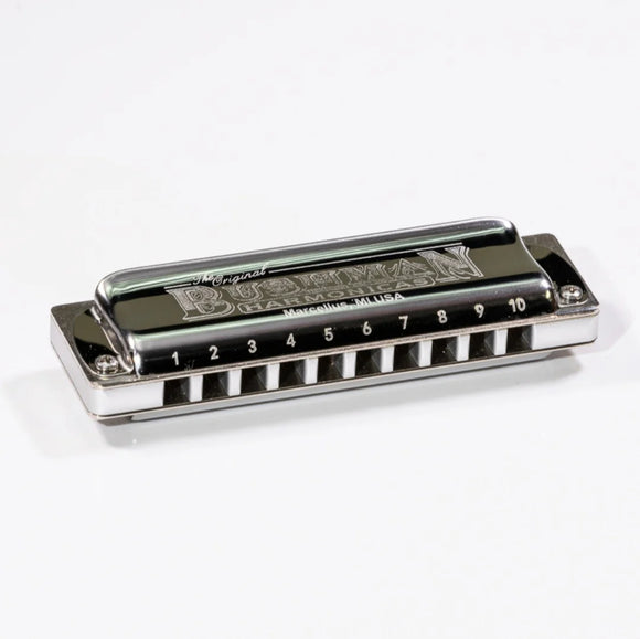 *Deal Of The Day* Bushman Delta Frost Steelie Harmonica Key of D. Includes Free USA Shipping
