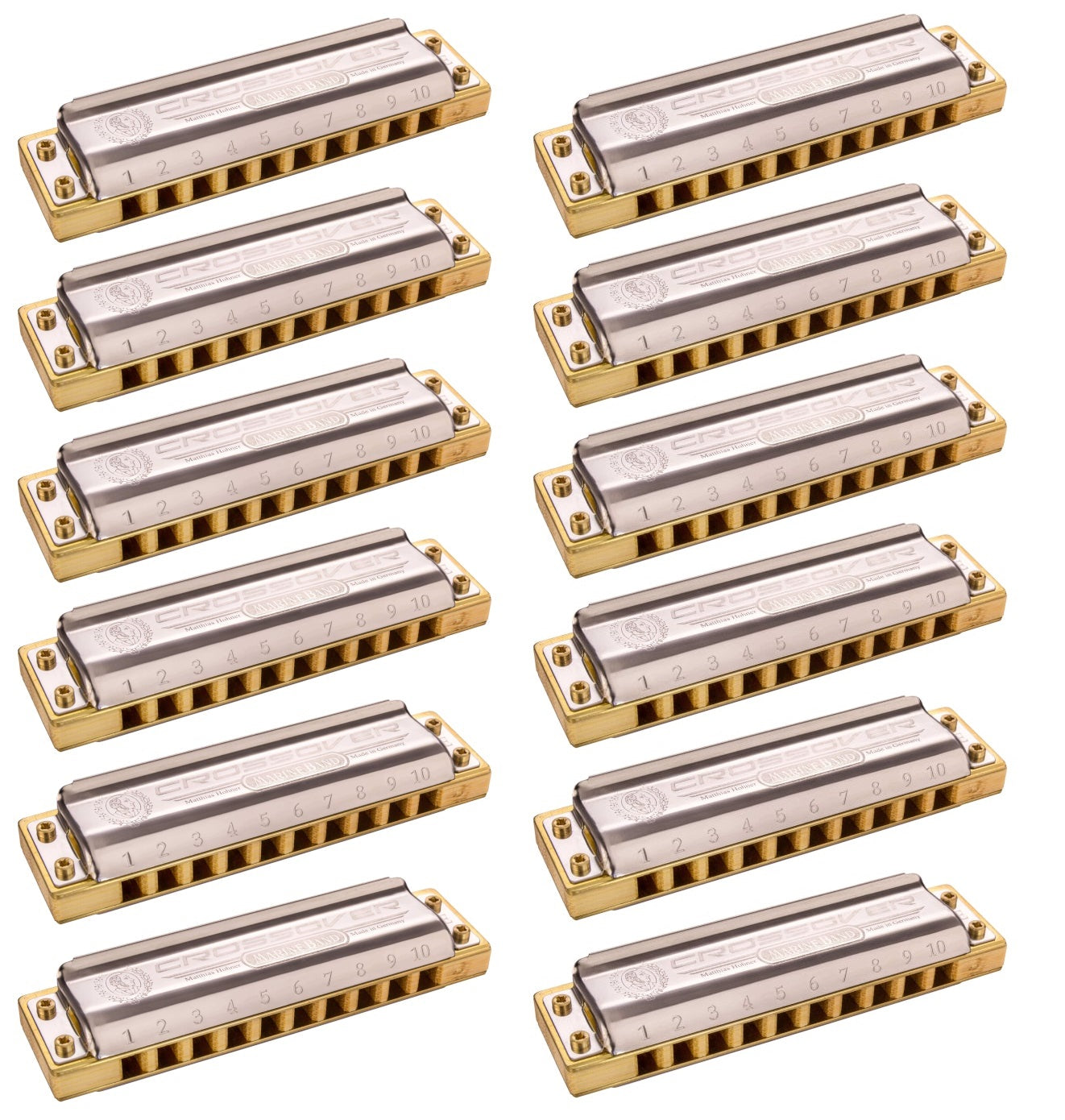 Marine Band M.HOHNER BLUEHARP ハーモニカ4本セット Amazon.com: Hohner Marine Band Harmonica, Key of F#/Gb