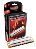 *On Sale* Hohner Marine Band Deluxe M2005 (Previous Style) 2 Piece Bundle Keys Db & Eb. Includes Free USA Shipping