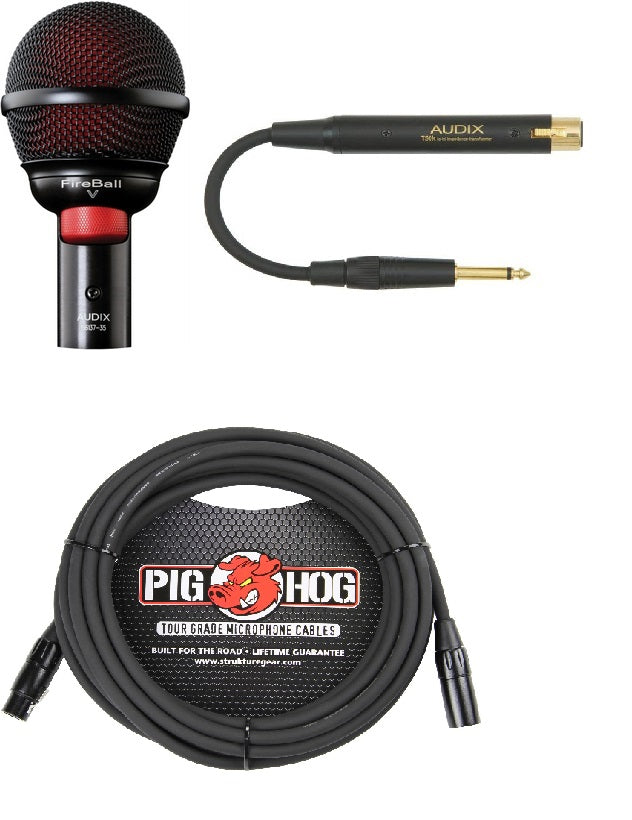Audix Fireball V Harmonica Microphone(Volume Control), Audix