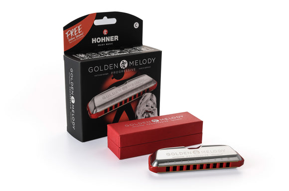 Hohner Golden Melody Model # 544 (New February 2023) Free USA Shipping.