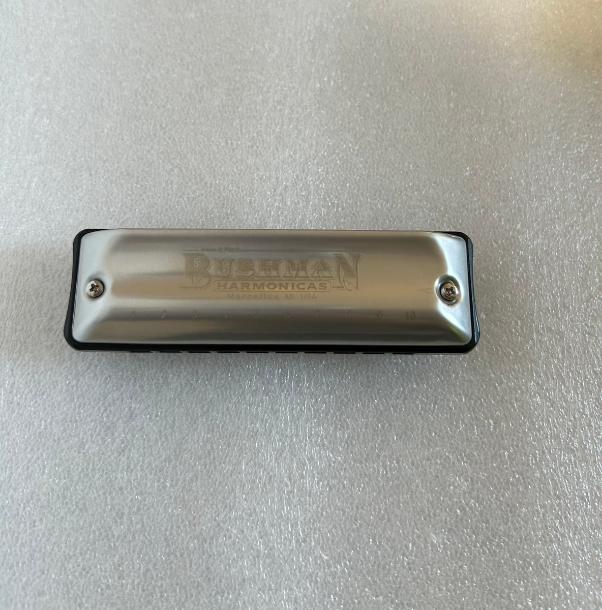 Bushman John Lee Original 10 Hole diatonic Harmonica. Includes Free US ...